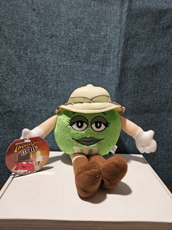M&M's World Other - M&M's Green Girl Plush 10" Indiana Jones 2008 | Lucasfilm Limited Edition
